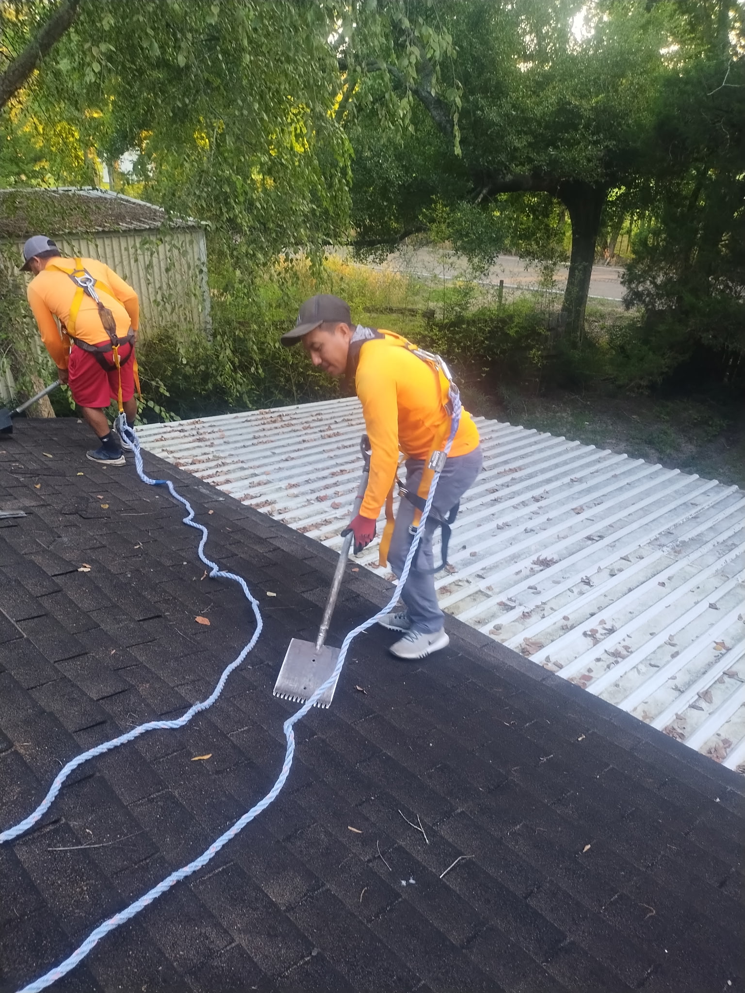 our roofing work