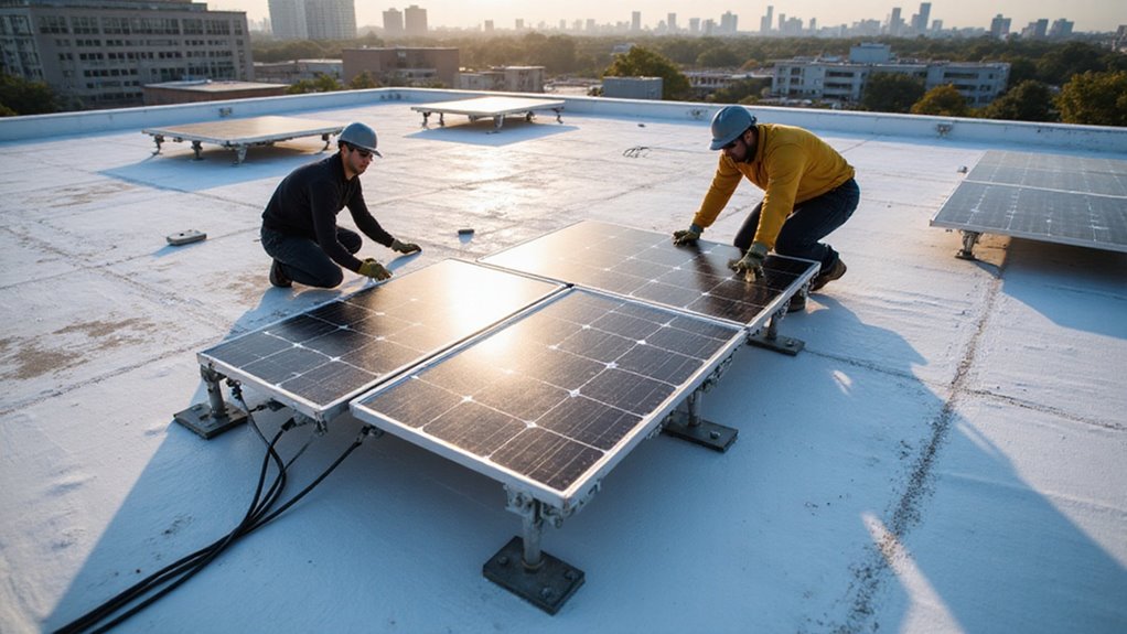 Can You Install Solar Panels on a Flat Roof