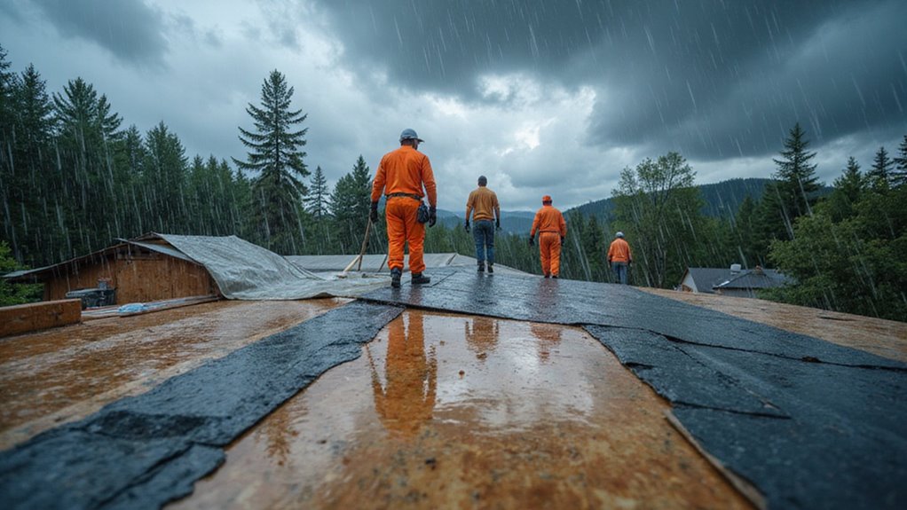 Can You Install a Roof in the Rain