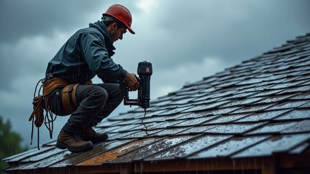 Can You Install a Roof in the Rain