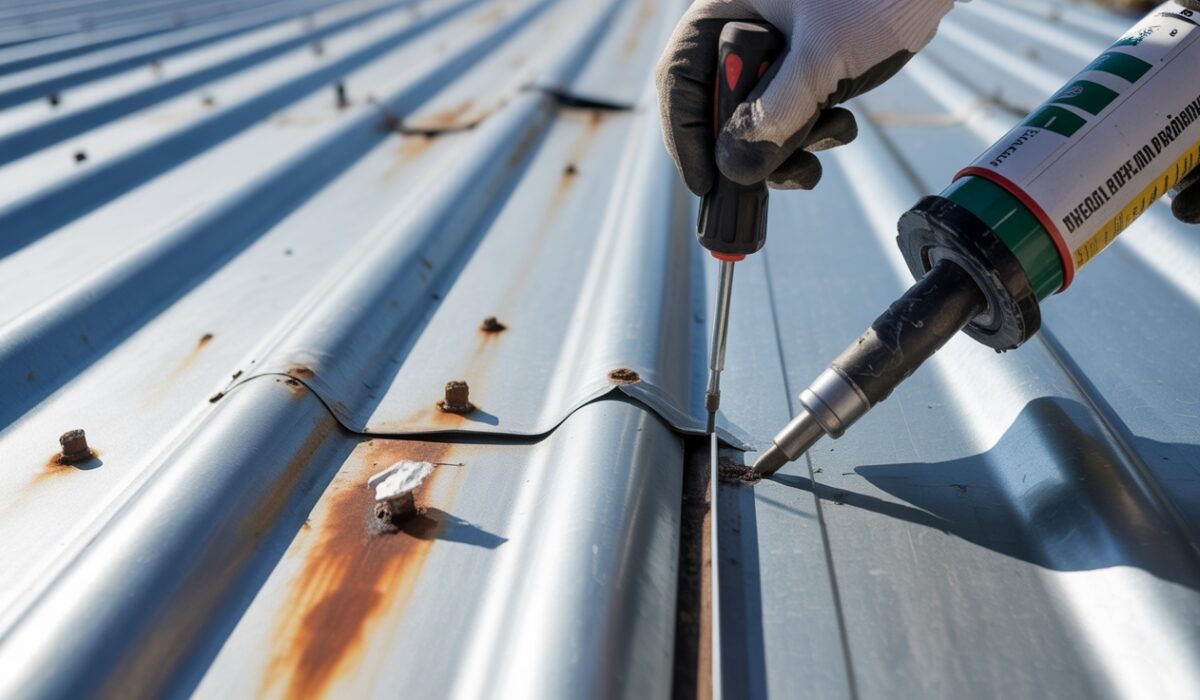 How to Repair a Metal Roof
