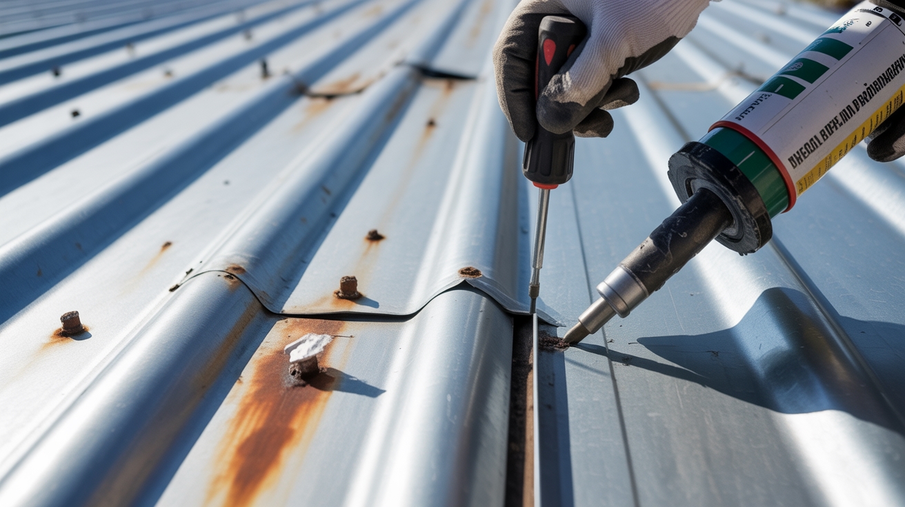How to Repair a Metal Roof?
