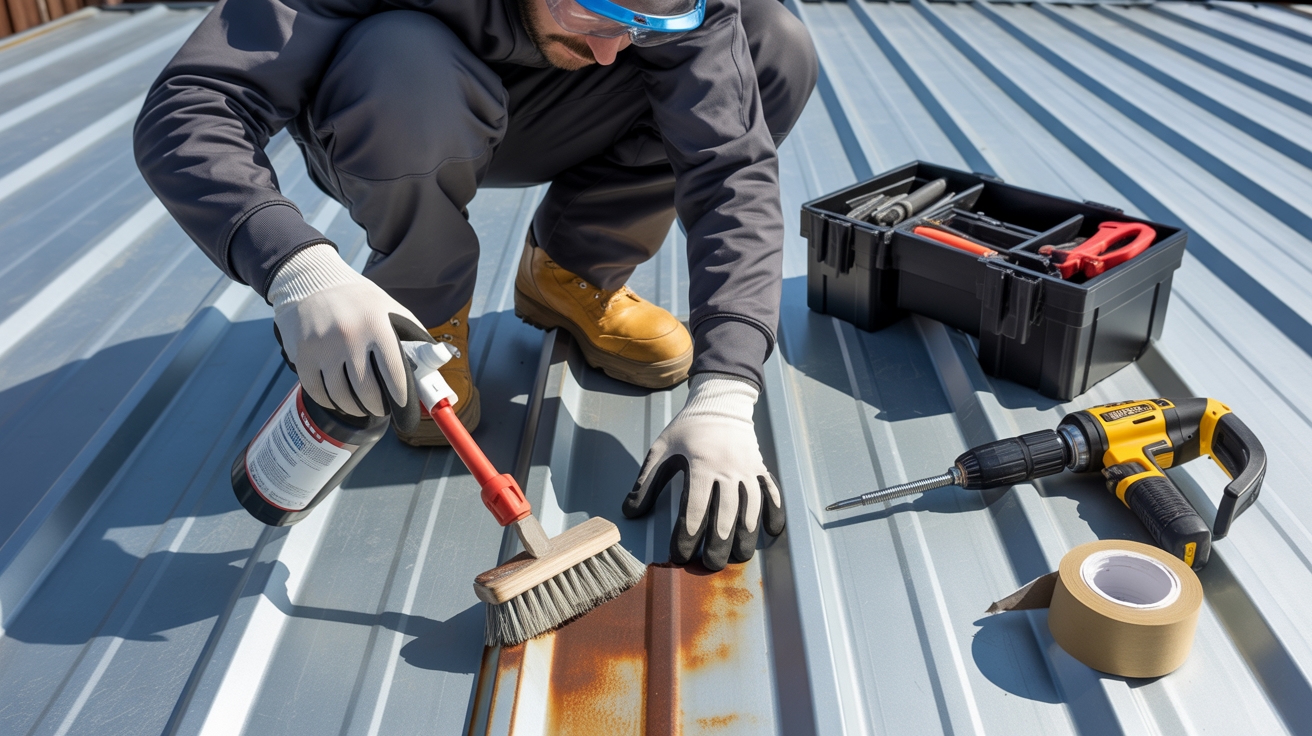 How to Repair a Metal Roof
