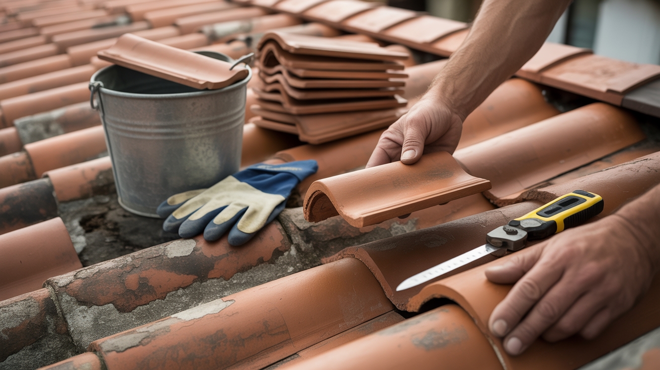 How to Repair a Tile Roof