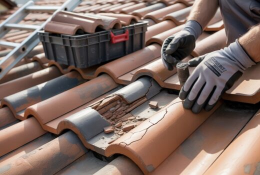 How to Repair Double Roman Roof Tiles