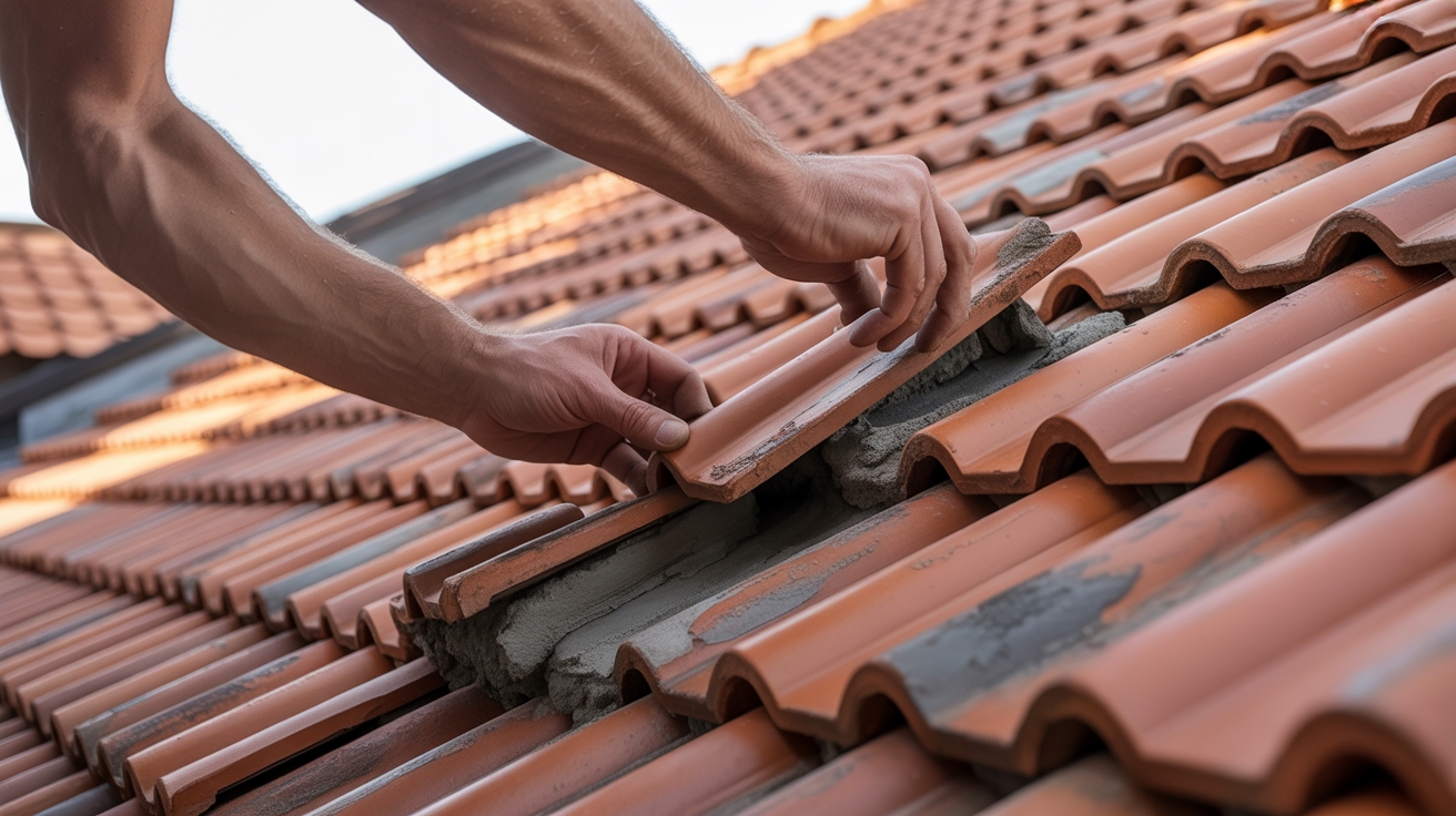 How to Repair Double Roman Roof Tiles