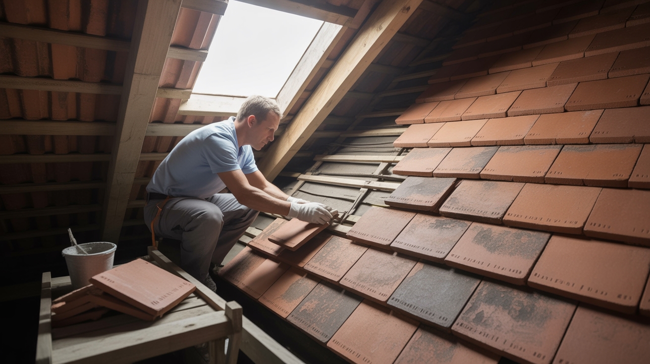 How to Repair Double Roman Roof Tiles