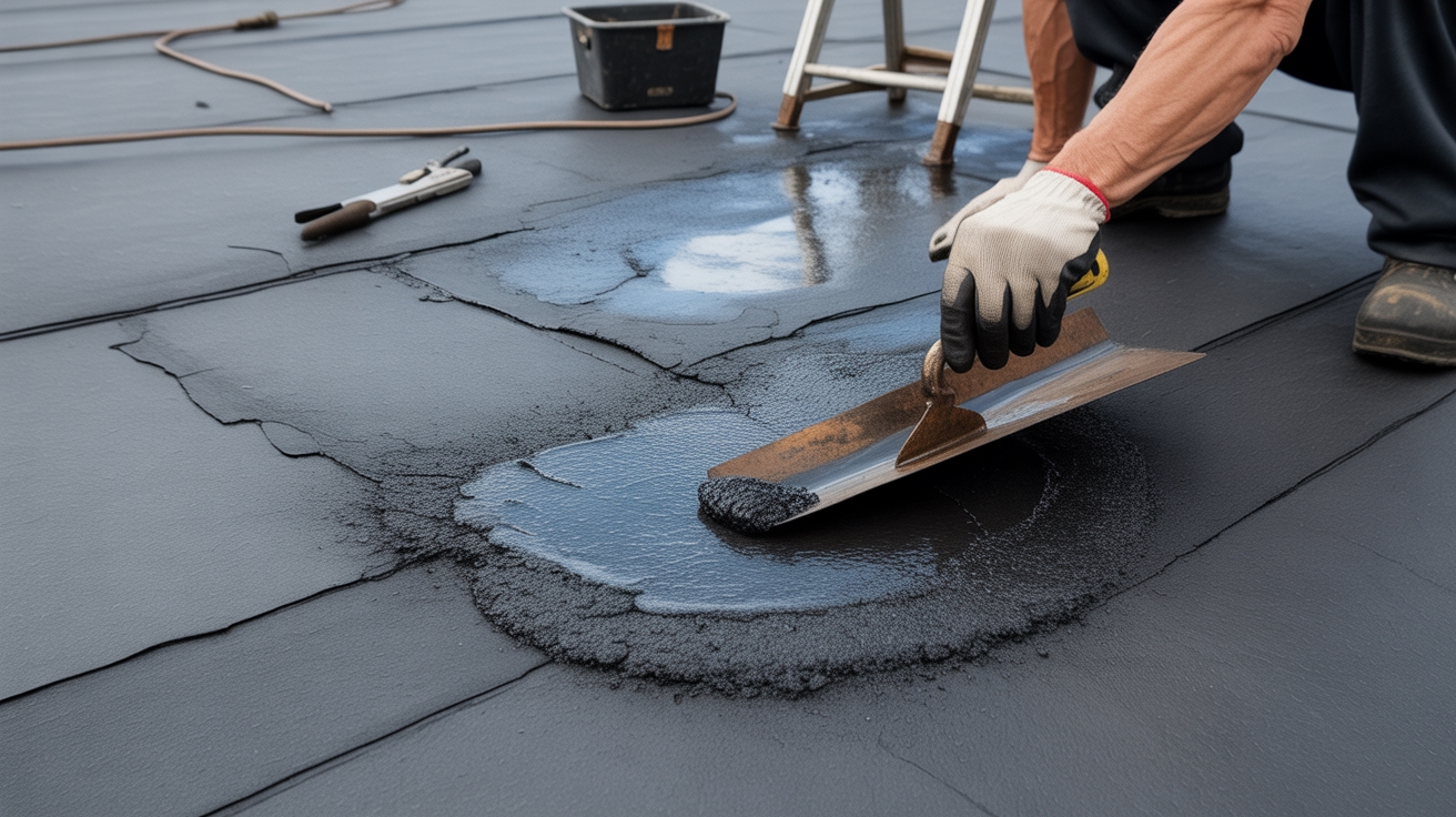 How to Repair Hot Tar Roof