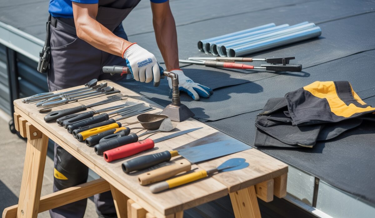 How to Repair Hot Tar Roof