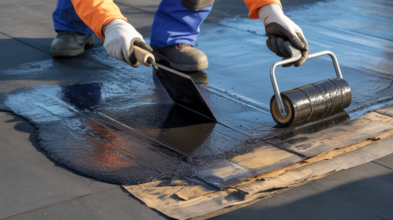 How to Repair Hot Tar Roof