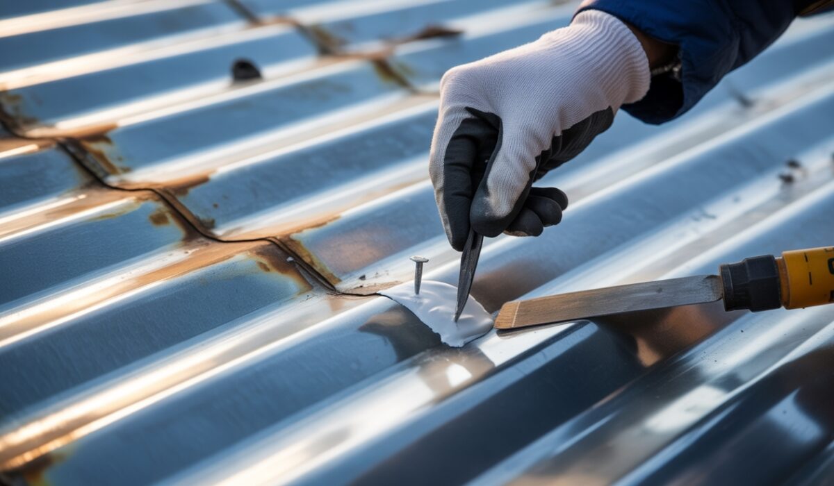 How to Repair Nail Holes in Metal Roof