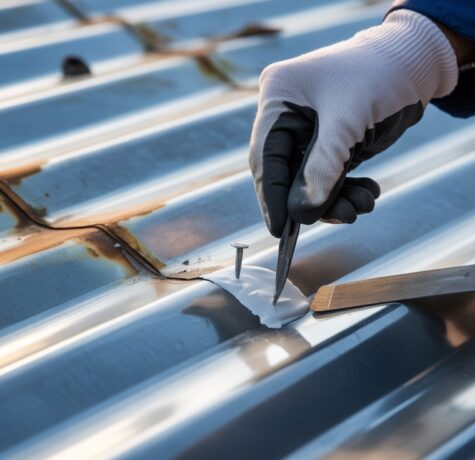 How to Repair Nail Holes in Metal Roof