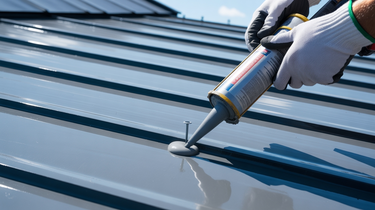 How to Repair Nail Holes in Metal Roof