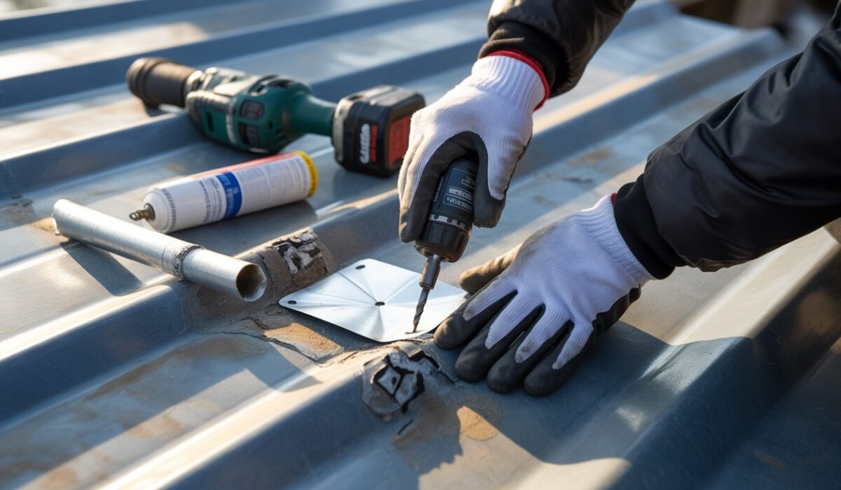 How to Repair Screw Holes in Metal Roof